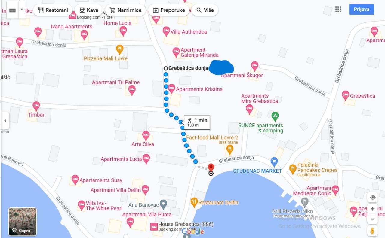 Apartmani Mlinar-One Bedroom Seaview Grebaštica 외부 사진